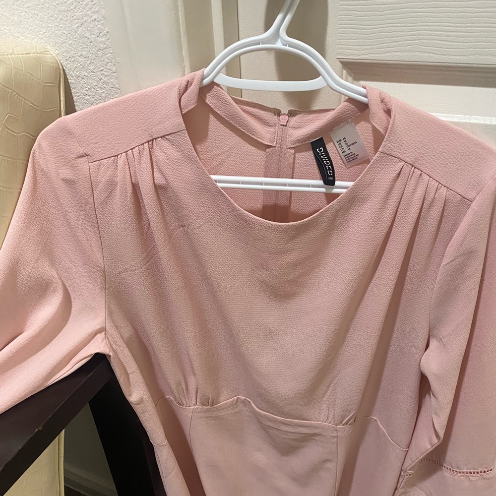 Pink mini dress